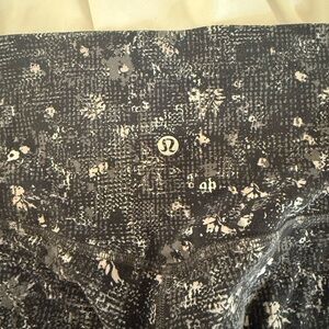 lululemon athletica Black and White Patterned Leggings